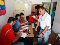 Gobernación y Barrio Adentro realizó Jornada de Salud a motorizados de Maturín