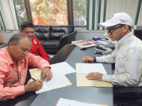 Lotería de Oriente y la Fundación Musical Simón Bolívar firman convenio.