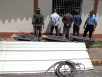Detenidos tres sujetos por el supuesto robo de materiales en Cementera Cerro Azul