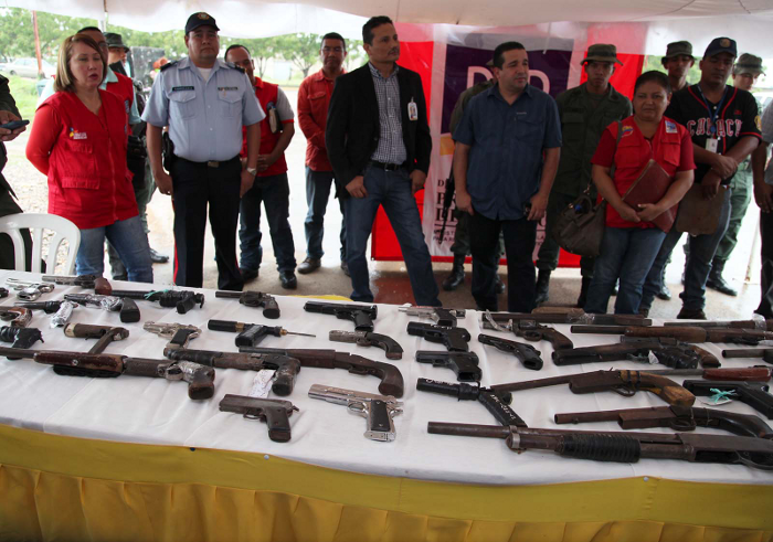 Entre 2013 y 2015 han sido inutilizadas 3 mil 107 armas de fuego en Monagas
