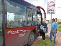 Gobernación inició demarcación de paradas de autobuses