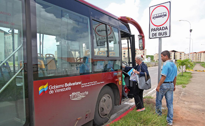 Gobernación inició demarcación de paradas de autobuses
