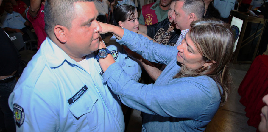 Gobernadora Santaella asciende 109 Efectivos de PoliMonagas y PoliPiar