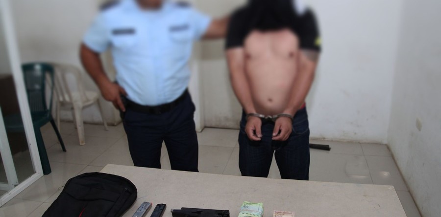Aprehendido por porte ilícito de arma y sobornar a efectivos de PoliMonagas en avenida Universidad