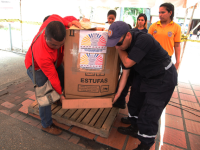 Recaudan más de 100 kilos de alimentos para ayudar a afectados de Apure y Trujillo