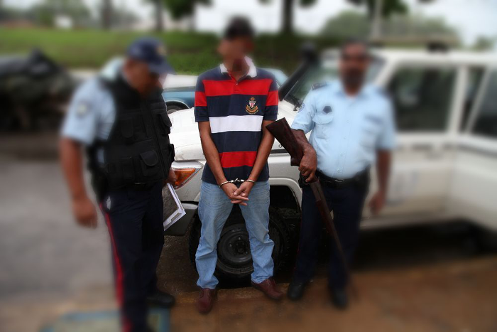 PoliMonagas Detiene a un sujeto en La Toscana por romperle un plato en la cabeza a su esposa