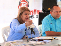 Santaella pidió a empresarios locales apoyar al Monagas SC