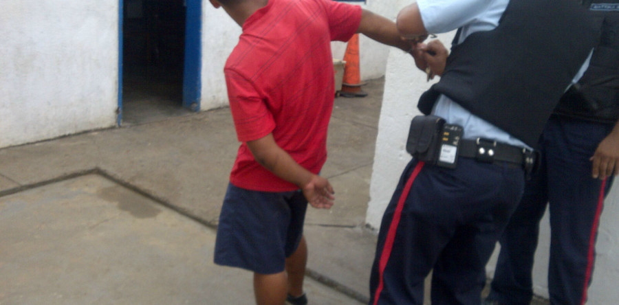 Capturado con moto robada