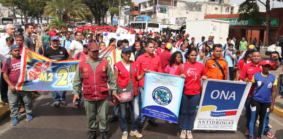 Juventud monaguense conmemoró 202 años de la Batalla de la Victoria
