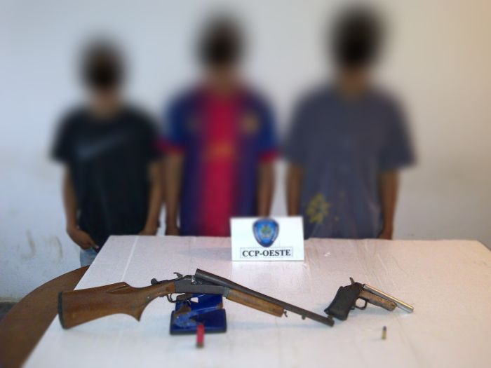 Tres arrestados por intento de  robo de residencia en Punta de Mata