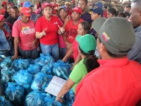 Más de 13 mil habitantes de Santa Inés se beneficiaron con distribución de alimentos