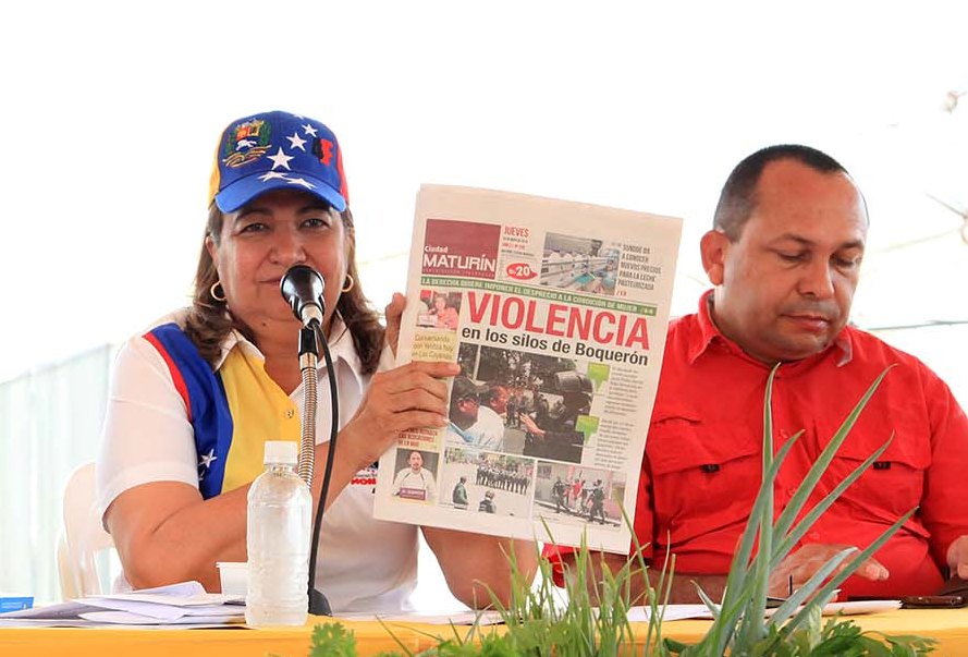 Diputado “Tira Piedra” de la derecha alienta violencia en Maturín