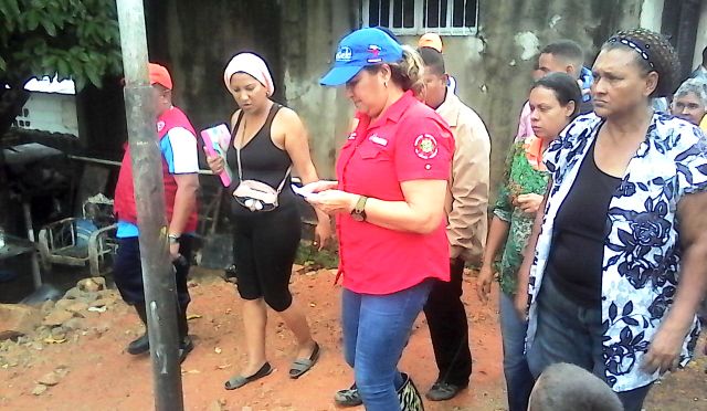 Gobernación atendió a 99 familias afectadas por lluvias de este domingo