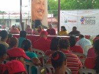 Yelitza Santaella activó motor construcción en el municipio Bolívar