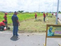 Gobierno regional embellece la avenida principal de Zona Industrial