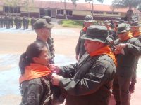 Entregan símbolos militares a ingresados a la 32 Brigada Caribe