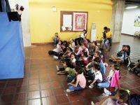 Hijos de trabajadores de Comunicaciones disfrutan de mañana recreativa
