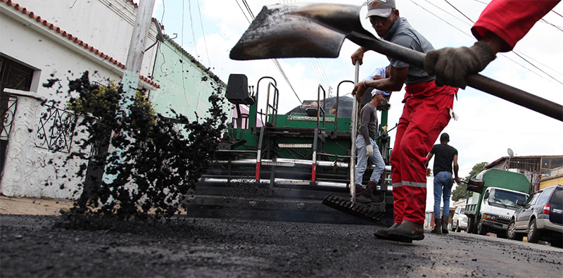 Inicia Plan de Asfaltado en Monagas