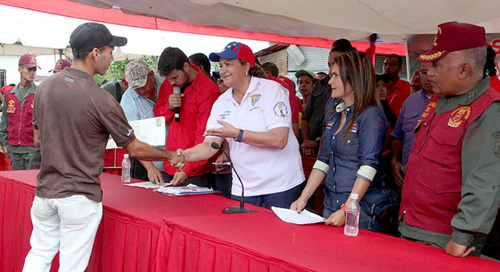 INTI adjudicó en Monagas títulos de mil 100 lotes de tierra en el 2016