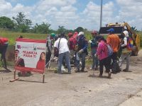 Gobernación comenzó plan de limpieza en la vía al Sur