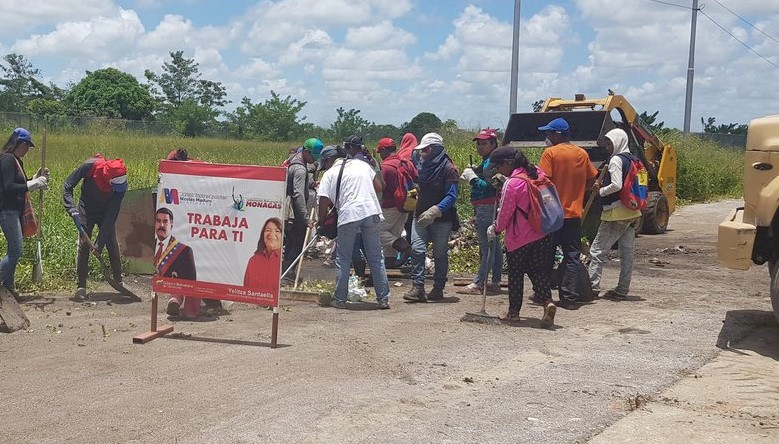 Gobernación comenzó plan de limpieza en la vía al Sur