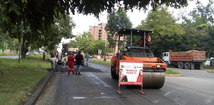 Más de mil toneladas de asfalto se han colocado en Maturín