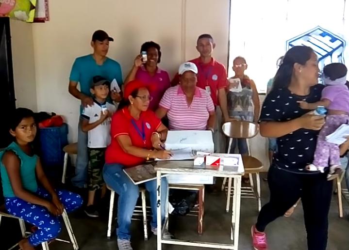 Barrio Tricolor e Ipasme llevaron asistencia médica a El Mereyal de Los Rosales