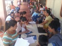 Autoridades de Salud desplegados para la inscripción de los nuevos médicos y enfermeras