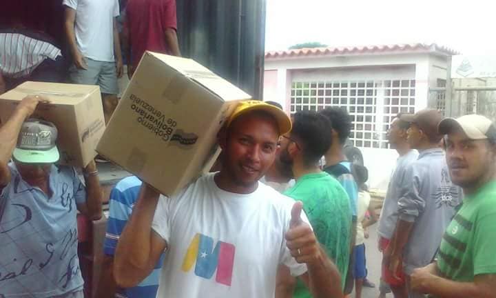 Distribuyen cajas CLAP en la parroquia Los Godos