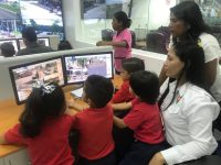 Escolares del C.E.I Luisa Cáceres de Arismendi visitan el Ven911 Monagas