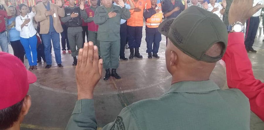 Juramentado Frente Preventivo de municipio Libertador en Monagas
