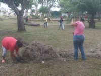 Gobernación sanea el parque Doña Menca en la parroquia San Simón