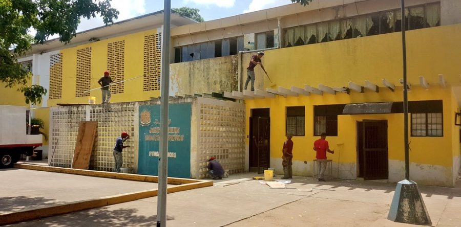 Continúan jornadas de embellecimiento en planteles educativos de Maturín