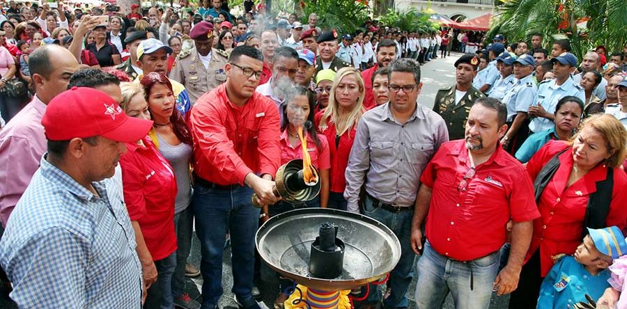 Conmemoran siembra de Chávez y 200  años del paso de Bolívar por Maturín