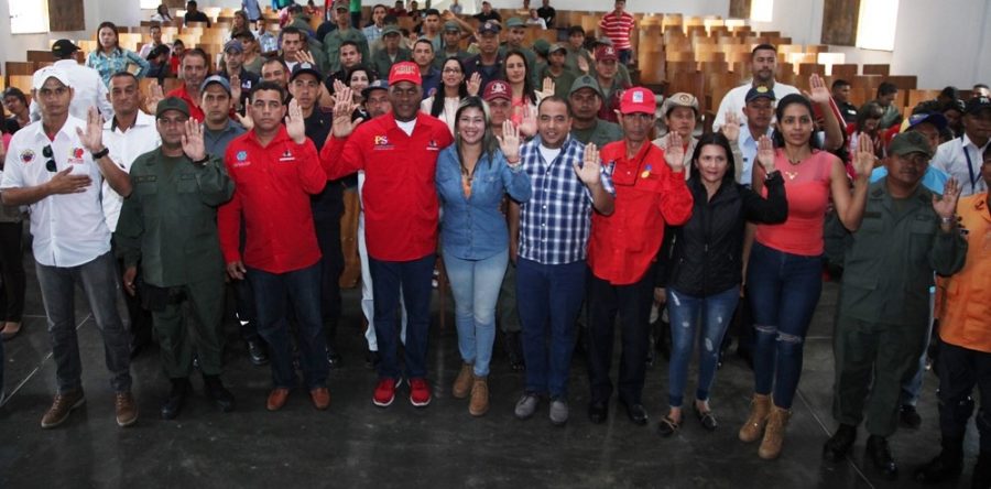 Juramentado Frente Preventivo en el municipio Acosta