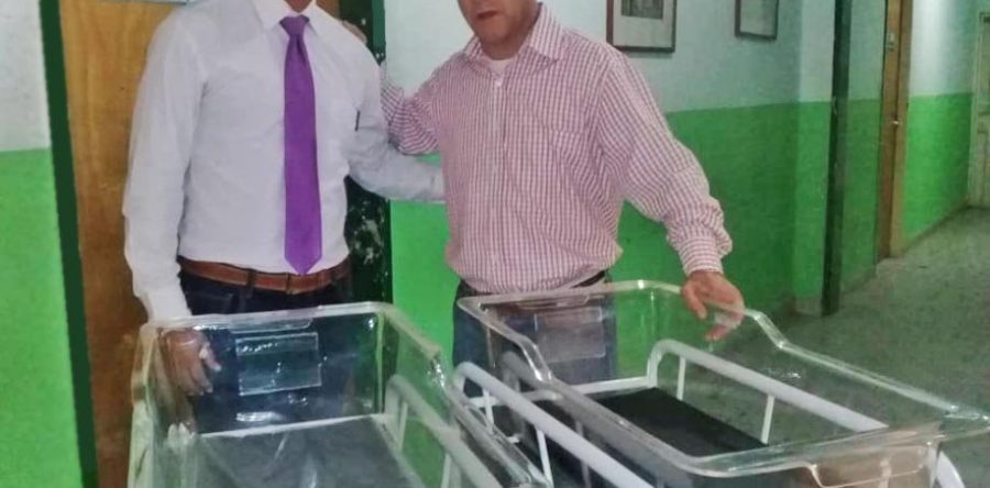 Lotería de Oriente donó dos cunas al hospital Manuel Núñez Tovar