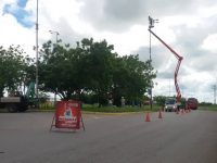 Continúan los trabajos de reparación de luminarias en el sur de Maturín