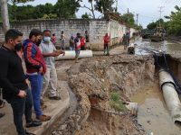 Gobierno de Monagas avanza en la reparación de colector marginal en El Silencio.