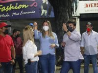 Luna y Fuentes inspeccionan mejoras de alumbrado en av. Bolívar de Maturín.
