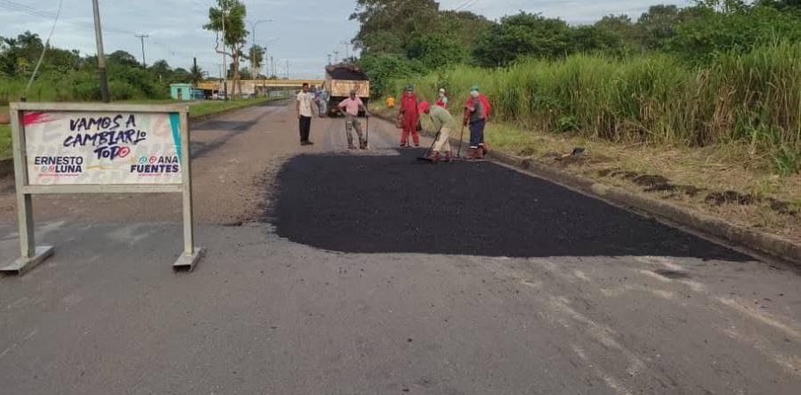 Aplican 364,50 toneladas de asfalto en avenidas de Maturín.