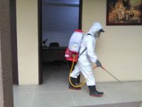 Alcaldía de Maturín realiza jornada de desinfección de sus espacios.