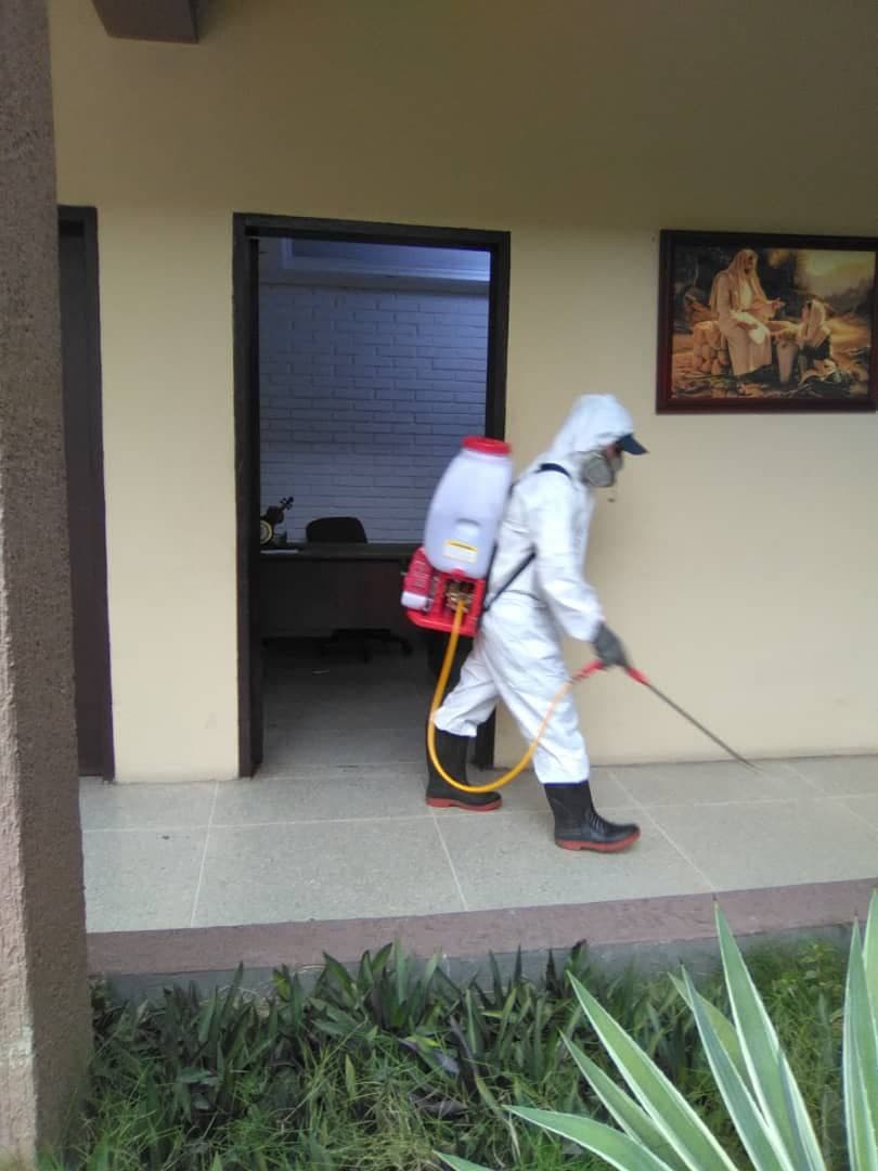 Alcaldía de Maturín realiza jornada de desinfección de sus espacios.