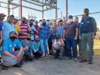 Restablecen servicio de energía eléctrica en el municipio Cedeño.