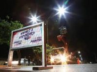 Implementan plan de iluminación en 13 avenidas de la ciudad de Maturin.