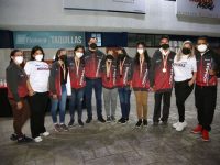 Medallistas agradecen apoyo del gobernador Ernesto Luna.