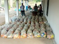 Distribuyen más de 14 mil bolsas de alimentos en Cedeño.