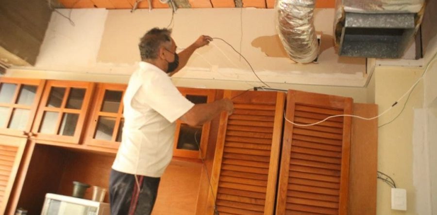 Gobernación acondiciona edificio de la Lotería de Oriente.