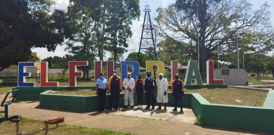 Alcaldía de Maturín realiza labores de desinfección en El Furrial.