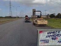 Avanza plan de bacheo en la avenida Bella Vista de Maturín.