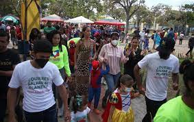 Parque La Guaricha unió Carnaval y naturaleza para el sano disfrute.